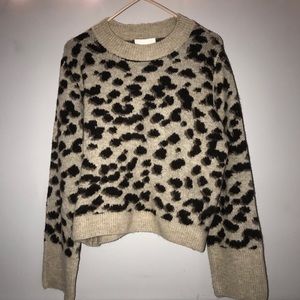 Leopard Print Sweater